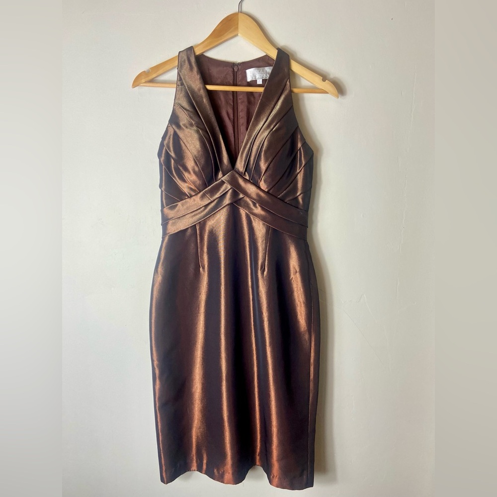 Badgley Mischka Bronze Dress